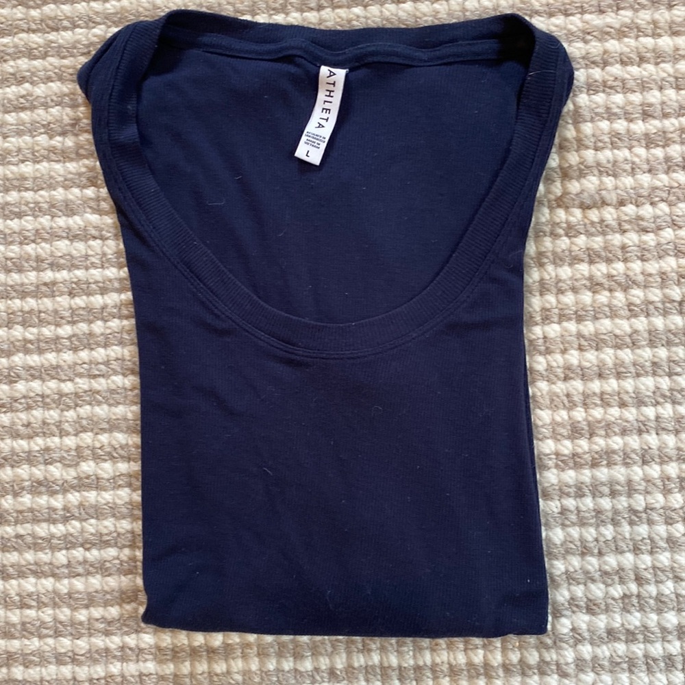 Athleta Navy Tee Shirt